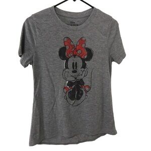 3/$15 Disney Minnie Mouse gray short sleeve t-shirt